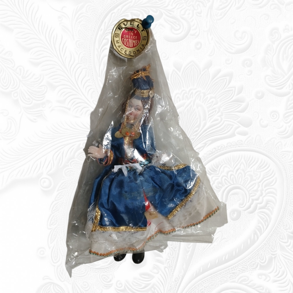 Vintage Handmade Ornament Evelt Macedonia Dancer Made in Greece